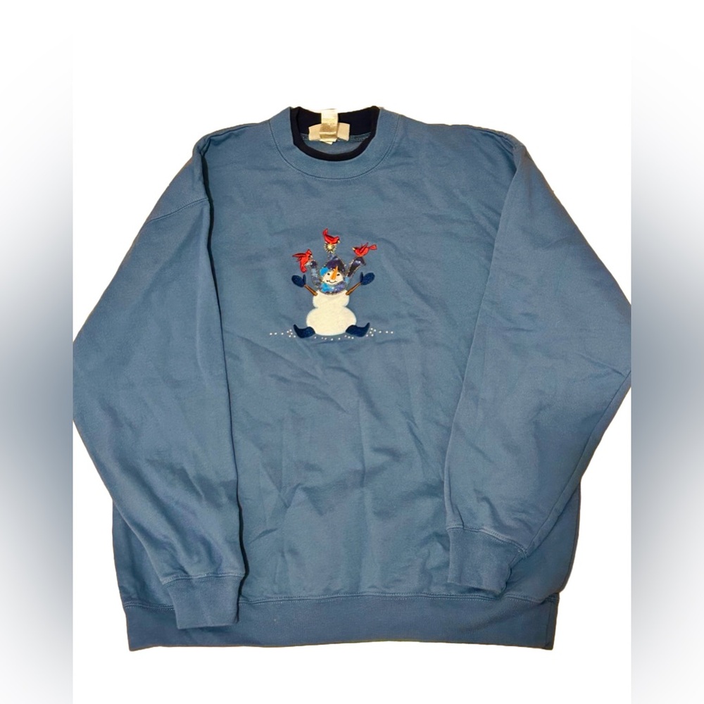Vintage Snowman Christmas Sweater